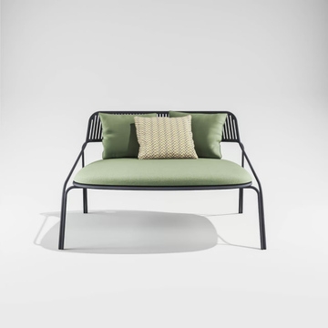 Geometric cushion - Geometric fabric cushion by BABEL D - view 3
